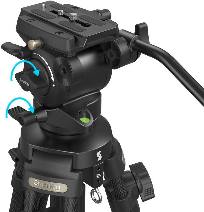 Immagine prodotto SmallRig Kit treppiede video leggero in fibra di carbonio AD-50 4685 (Carbonio)