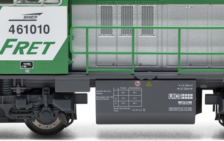 Actual product image Piko SNCF Diesel Locomotive G1206 FRET Ep. VI DC (Track H0)