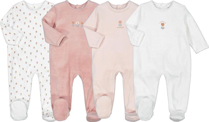 Produktbild La Redoute Collections 4er-Pack Strampler