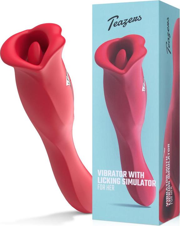 Productafbeelding Teazers vibromasseur avec stimulateur de clitoris lécheur
