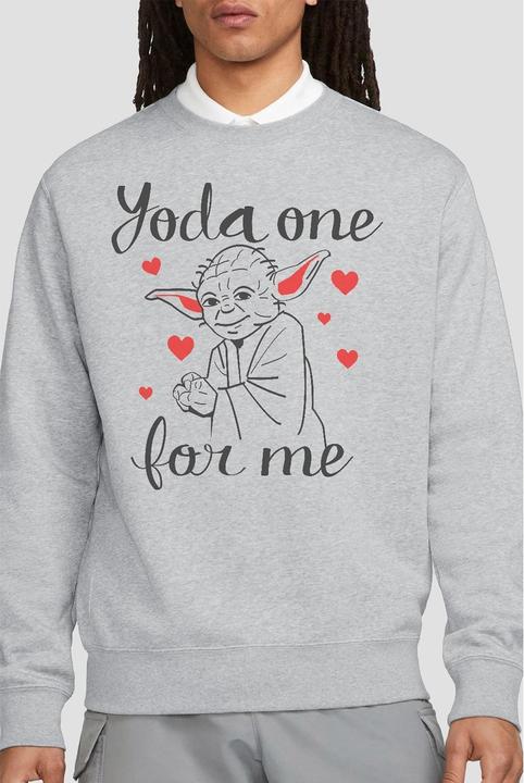 Produktbild Star Wars Yoda One For Me Sweatshirt Valentinstag (L)