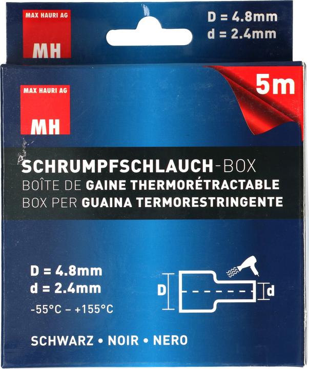 Image du produit Max Hauri Schrumpfschlauch-Box 4.8-2.4mm (1 x)