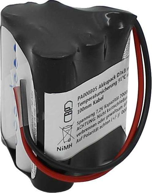 Produktbild XCell Messgeräteakku NiMH 7,2V 2000mAh passend für BAMO IER MUDline TGS Schlammspiegelmessgerät (2000 mAh)