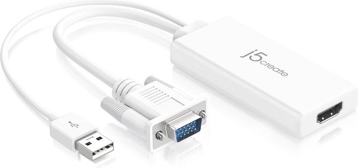 Actual product image j5Create VGA to HDMI + Audio (HDMI, 17.60 cm)