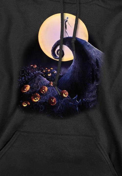 Immagine prodotto The Nightmare Before Christmas Felpa con Cappuccio Poster Uomo (XXL)