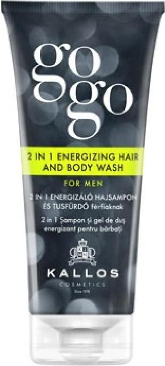 Produktbild Kallos Cosmetics Kallos - Gogo 2 In 1 Energizing Hair And Body Wash For Men (200 ml)
