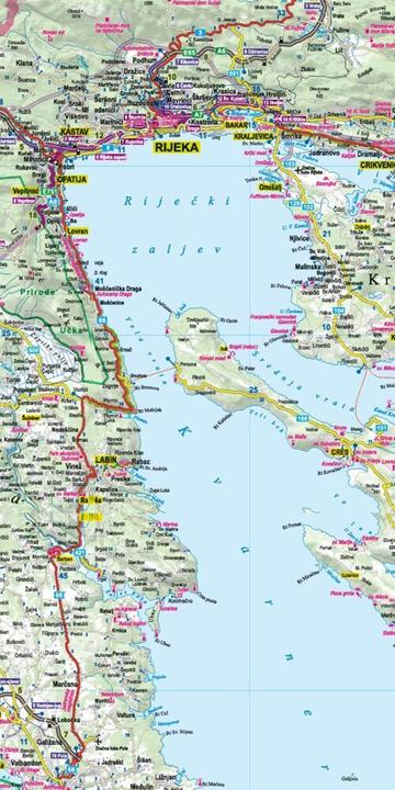 Produktbild MoTourMaps Adriaküste Slowenien - Kroat