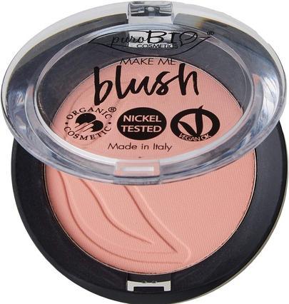 Puro Bio Compact Blush No. 02 Coral Pink (Coral Pink)