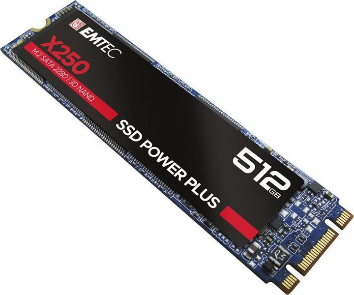 Produktbild Emtec Festplatten-SSD X250 512 GB M.2 2280 SATA III (ECSSD512GX250) (512 GB, M.2 2280)