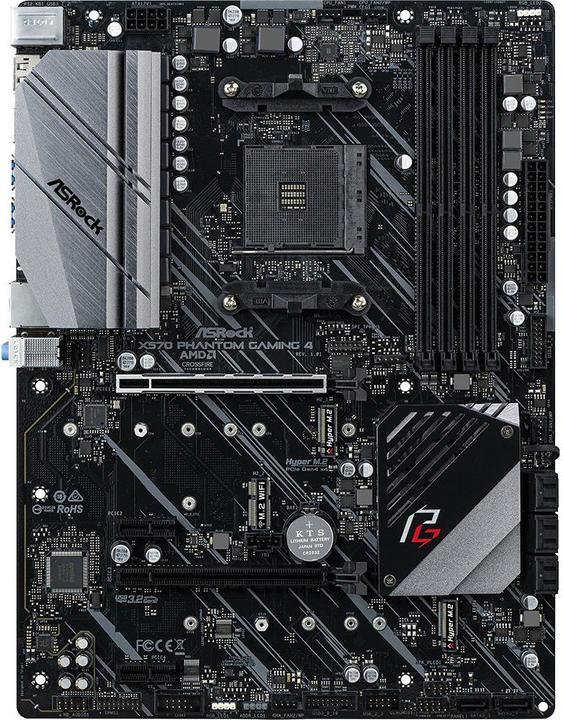 Actual product image AsRock X570 Phantom Gaming (AM4, AMD X570, ATX)