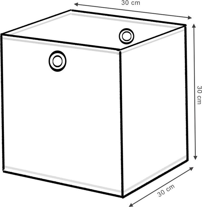 Image du produit Vicco Faltboxen (30 x 30 x 30 x 30 cm)