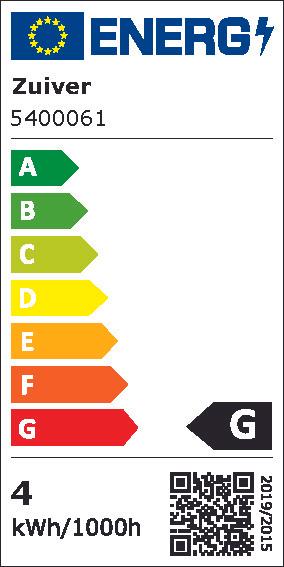 Energy Label Zuiver Hazy Wall Lamp (E27)