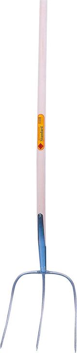 Magni Kerbl ABT Standard Gabel 30 x 30 cm, Griff unlackiert – 135 cm (Hund)