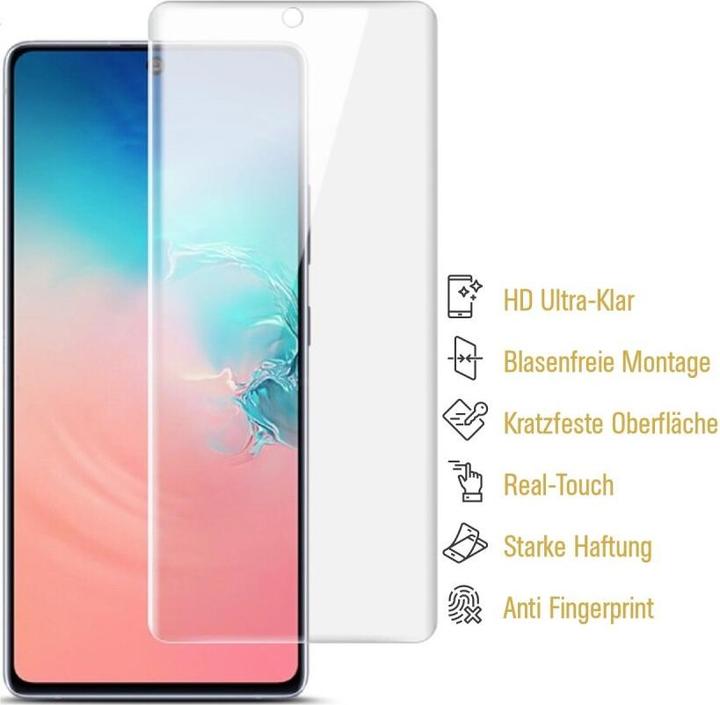 Produktbild Protectorking 2x Panzerfolie Anti-Shock HD Klar (2 Stück, Samsung Galaxy S10 Lite)