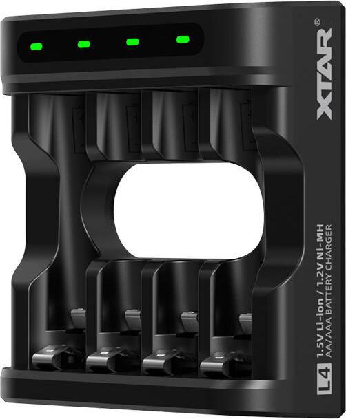 Produktbild Xtar Li-Ion / Ni-MH Akku-Ladegerät L4 (Ladegerät inkl. Akku)