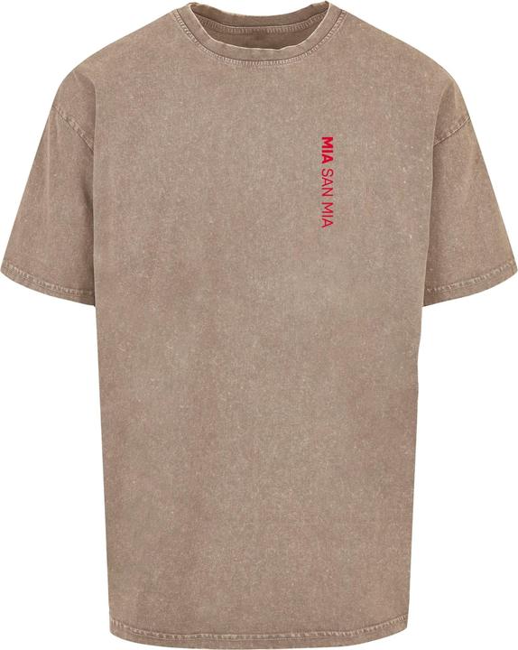 FC Bayern München Mia San Mia VR Acid Washed Heavy Oversize Tee - 115275 (L)
