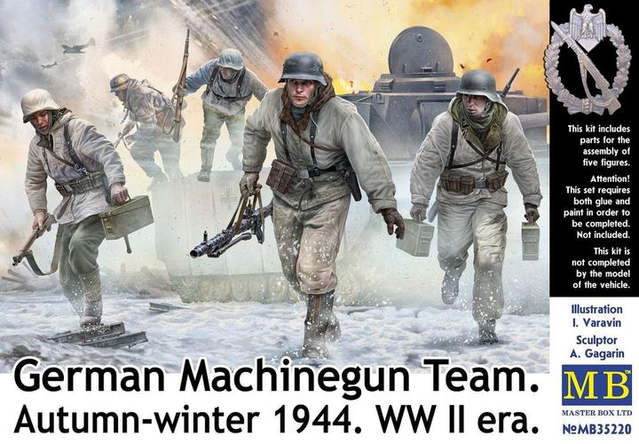 Produktbild Master Box German Machinegun Team. Autumn-winter 1944. WWII era