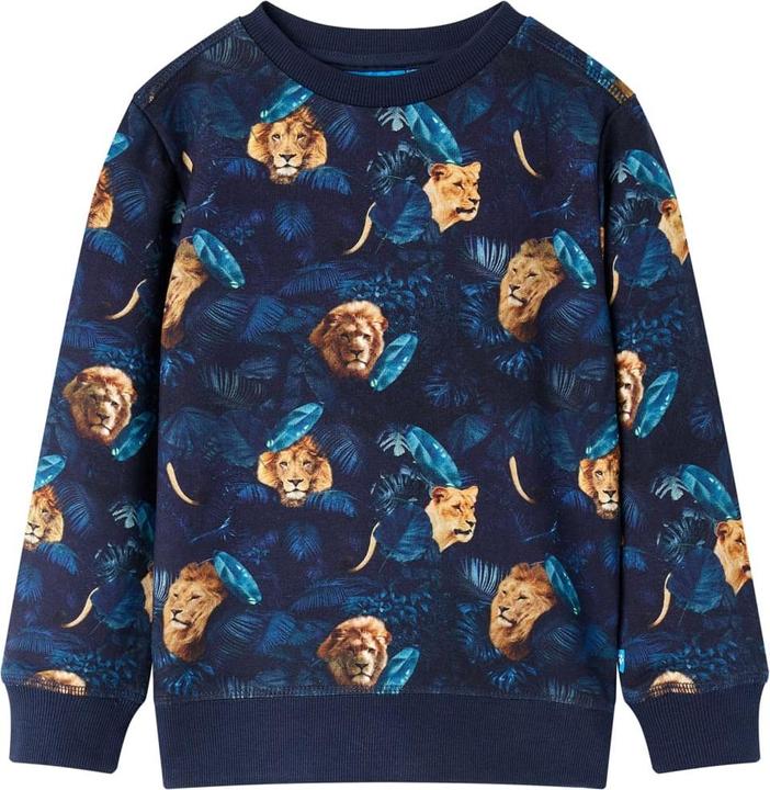 Immagine prodotto VidaXL Felpa da bambino blu navy 116,Materiale: 95% cotone. 5 (116)