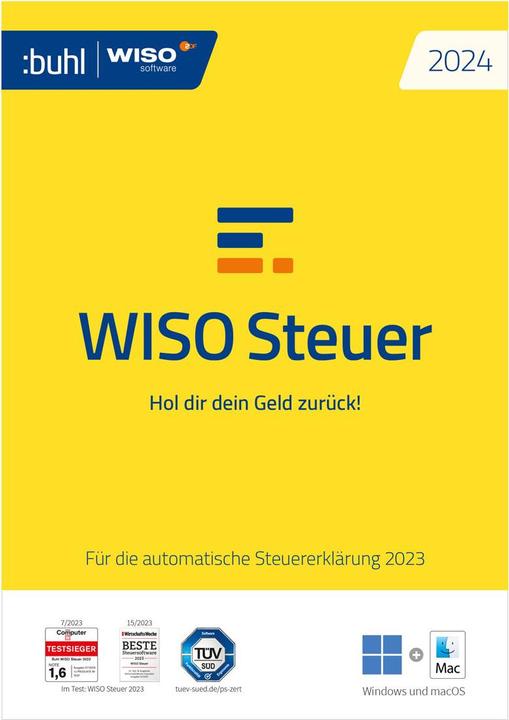 Produktbild Buhl Data Service WISO Steuer 2024 (1 User, 1 Geräte/User, unbegrenzt)