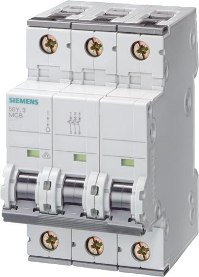 Actual product image Siemens Circuit breaker 5SY6 4A type C 6kA