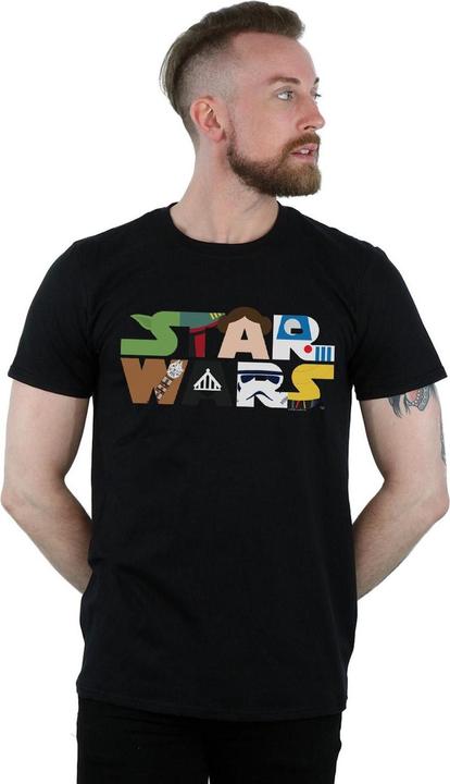 Produktbild Star Wars Character Logo TShirt (4XL)
