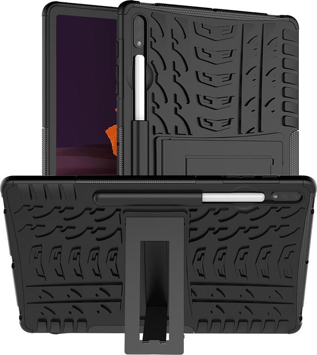 Cazy Extreme Case Kompatibel mit Samsung Galaxy Tab S7 FE/Tab S7 Plus - Hülle Hybrid Kunststoff - (Galaxy Tab S7 FE)