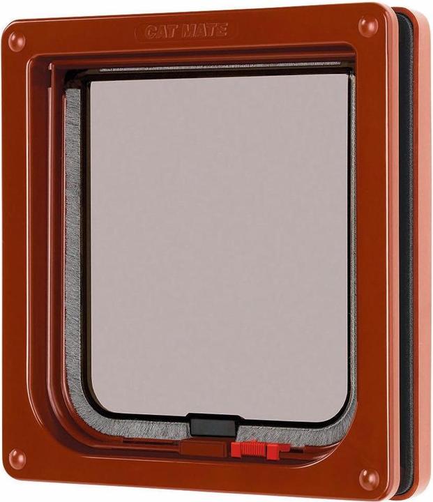 Actual product image Cat Mate lockable cat flap brown (Manual cat flap)