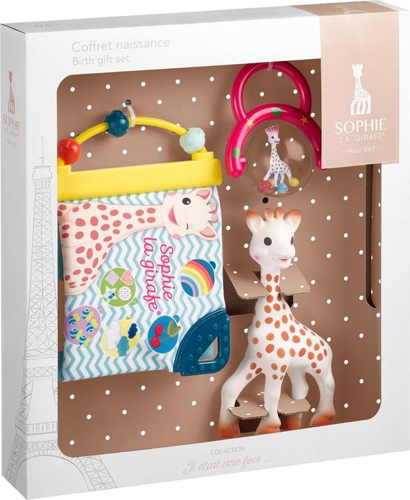 Sophie la girafe Geschenkset Spielset Buch 3-teilig