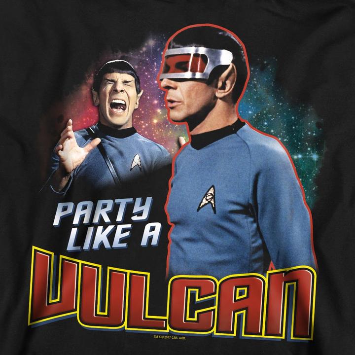 Immagine prodotto Party Like a Vulcan Felpa Adulto Unisex (M)