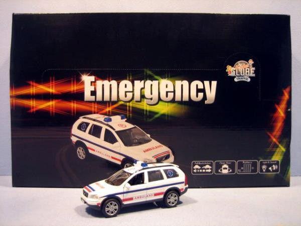 Actual product image Hippo Volvo ambulance with 14 cm of sound