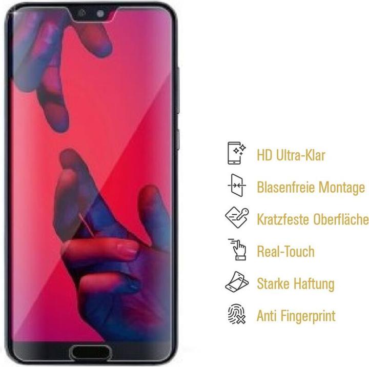 Produktbild Protectorking 2x Panzerfolie Anti-Shock HD Klar (2 Stück, Huawei P20 Pro)