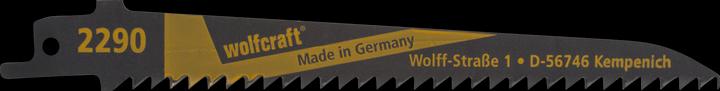 Produktbild wolfcraft wolfcraft 2 Säbelsägebl. CV, Holz, Kurve, L=150mm