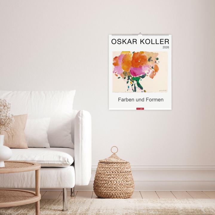 Produktbild Oskar Koller - Farben und Formen Kalender 2026 - Farben und Formen (46 x 55 cm, Deutsch)
