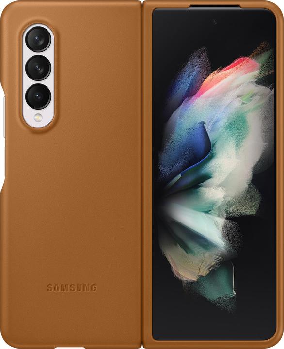 Actual product image Samsung Leather Cover (Samsung Galaxy Z Fold3)