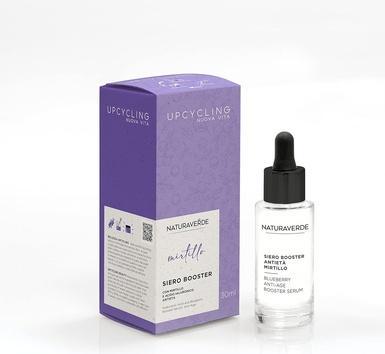 Actual product image Naturaverde Face Serum Booster Upcycling Cranberry with Cranberry Extract, Vitamin C and Hyaluronic Acid 30ml (30 ml)