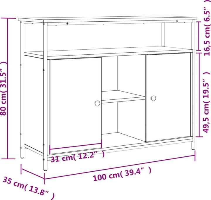Image du produit VidaXL Josi (100 x 35 x 80 cm)