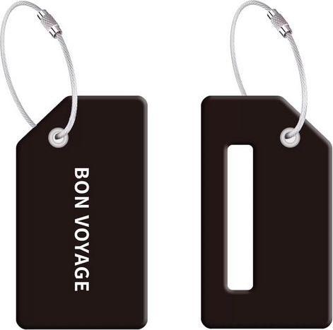 Produktbild MU Style 4er-Set Bon Voyage Silikon Kofferanhänger (Schlösser & Anhänger)