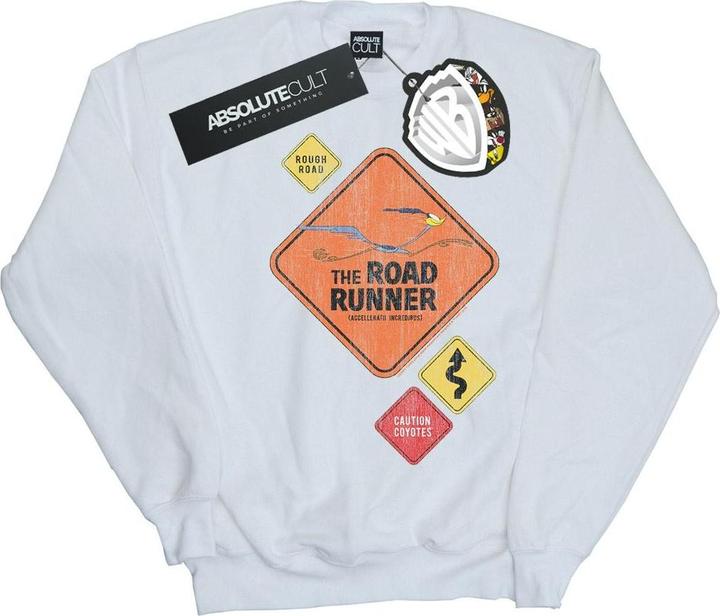 Looney Tunes Road Runner Road Sign Sweatshirt Jungen