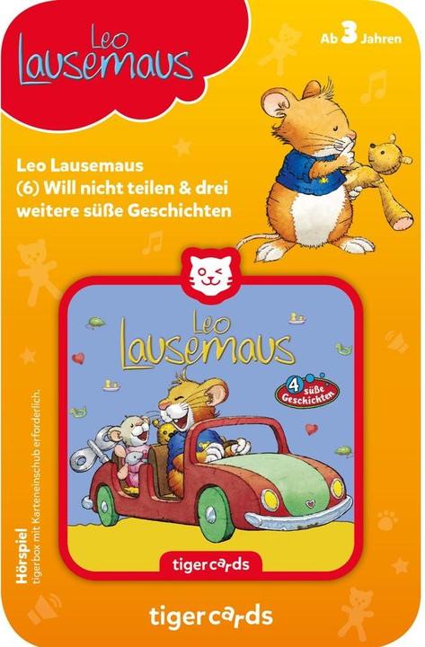 Actual product image Tigermedia Tigercard Leo Lausemaus Will not share (German)