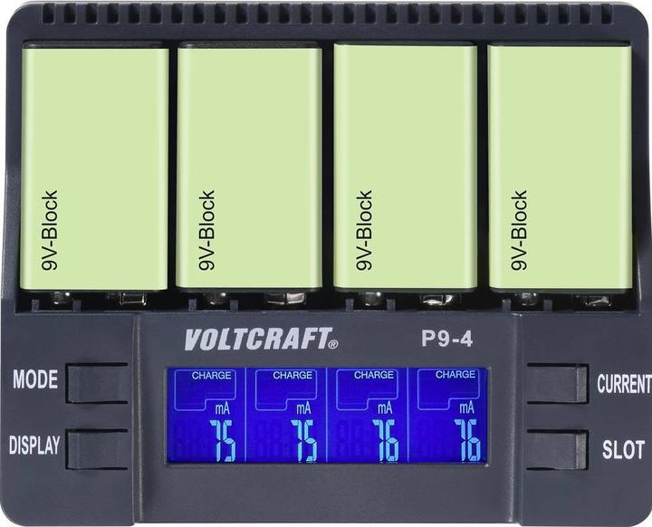 Actual product image Voltcraft P9-4 (1 pcs., 9V Block, Chargers without battery)