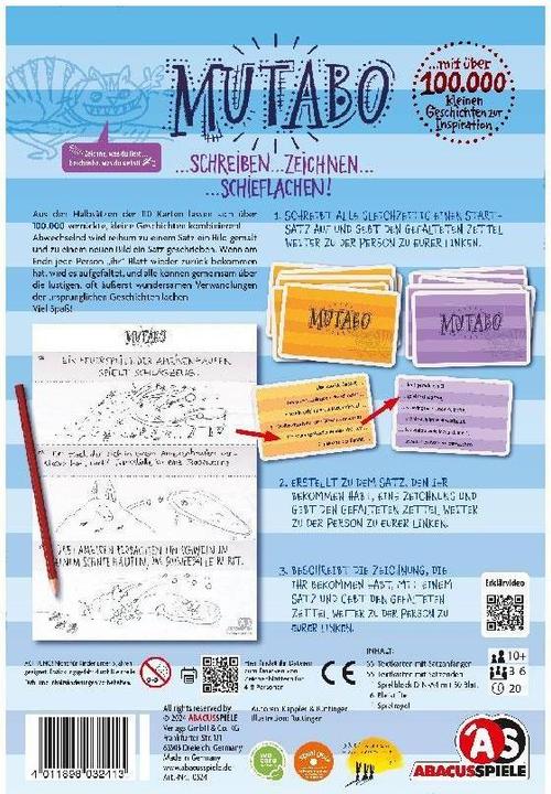 Nährwerte und Zutaten Abacus Mutabo (Deutsch)