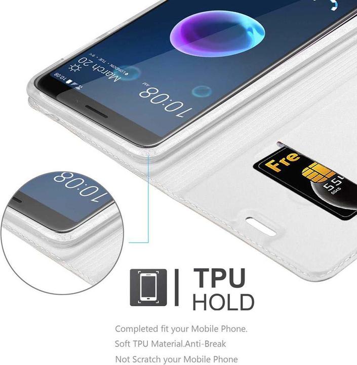Produktbild Cadorabo Book Classy Style Cover (HTC Desire 12)