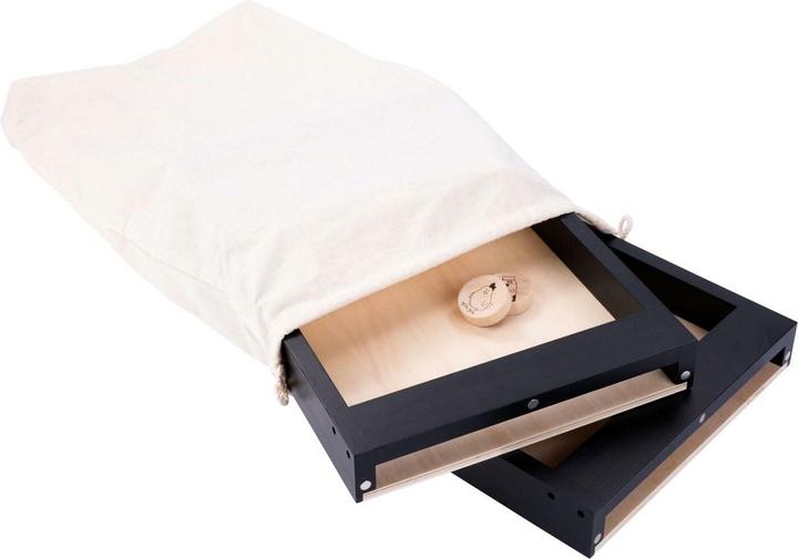 Productafbeelding Longfield Games Houten sjoelbak Dieren voor kinderen, 80 cm (Duits, Frans, Italiaans, Engels)