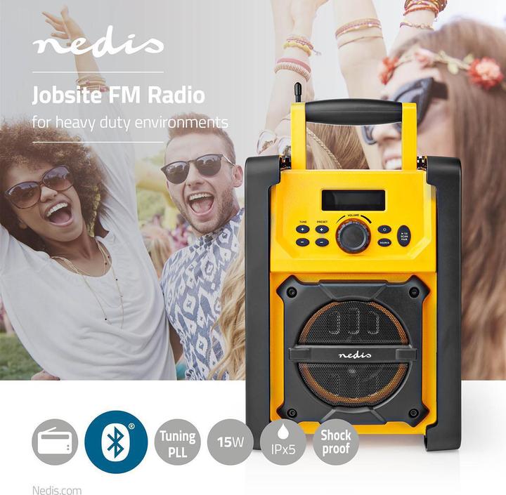 Produktbild Nedis FM-Radio RDFM3100YW (FM, Bluetooth)