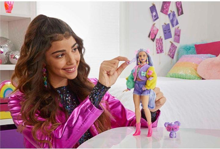 Produktbild Barbie Extra Doll 20 - Lavender Hair/Butterfly Clips