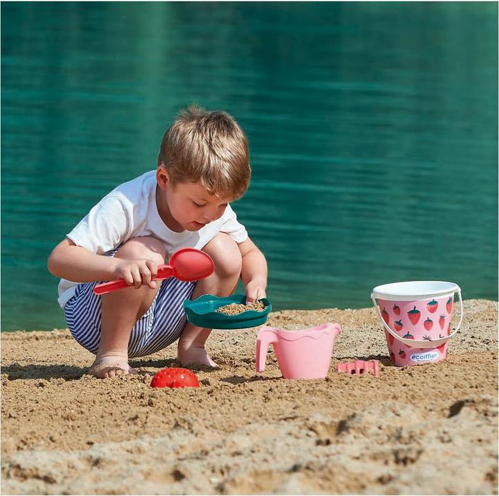 Actual product image Ecoiffier strawberry sand bucket set
