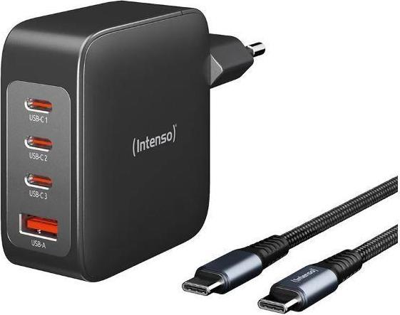 Intenso ADAPTATEUR D'ALIMENTATION USB-A/USB-C 140W/7814010 (140 W)