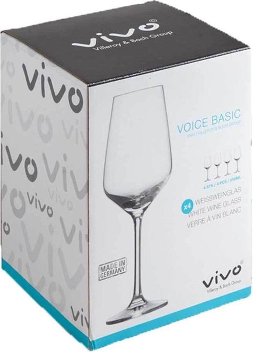 Image du produit Vivo by Villeroy & Boch Voix de base (35.60 cl, 4 Verres, Verres à vin blanc)