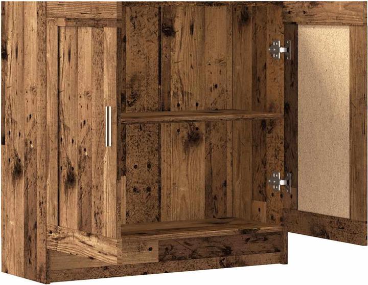 Image du produit VidaXL Bücherschrank Altholz-Optik 82,5x30,5x80 cm Holzwerkstoff (82,5 x 30,5 x 80 cm)