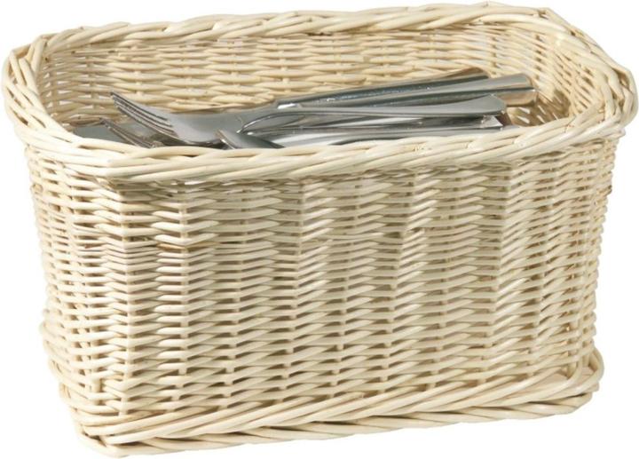 Immagine prodotto Contacto Cestino portaposate 25x15x15 cm in vimini naturale chiaro